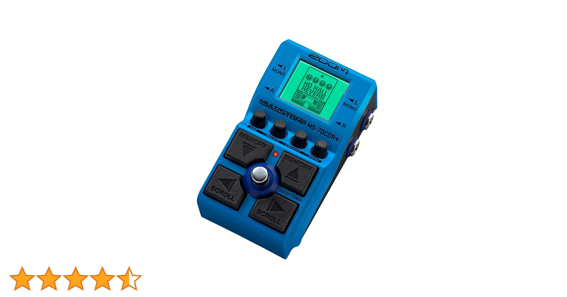 Amazon.co.jp: ZOOM MS-70CDR Plus マルチストンプペダル 149種空間系